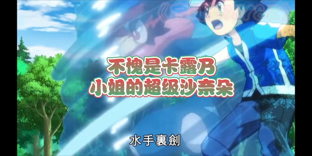 卡露乃小姐前来调查能量异动,刚好为小智的甲贺忍蛙,掌握新形态下的多