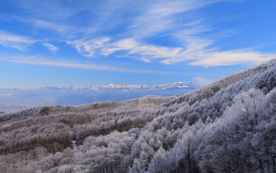 [图]【超清日本】美丽的雾冰闪耀的圣高原 2019.12