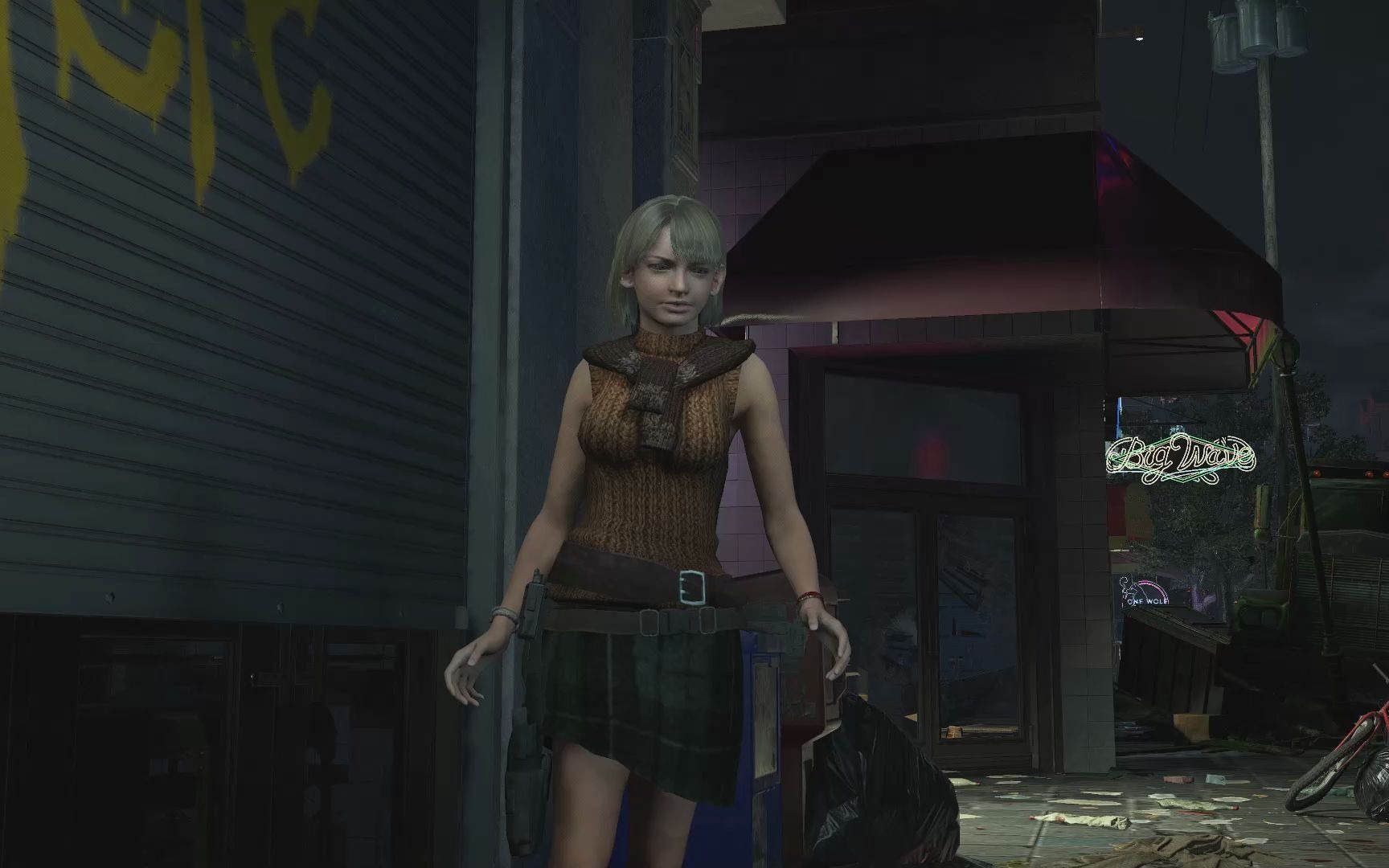 《生化危机3:重制版》4代美国总统的千金阿什莉mod