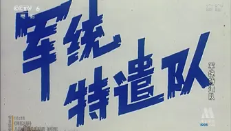 【剧情】军统特遣队 1990年【CCTV6高清720p】