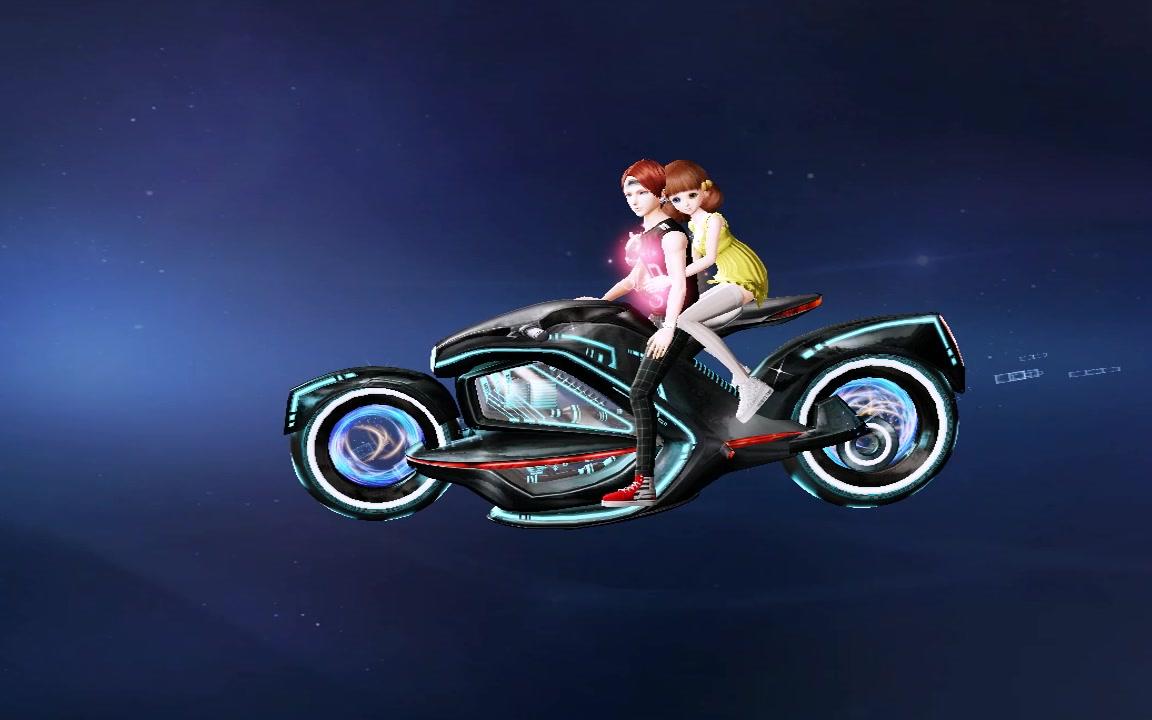 【随手录】炫舞时代-上车抓紧,要拐弯漂移了!双人移动坐骑[警匪.