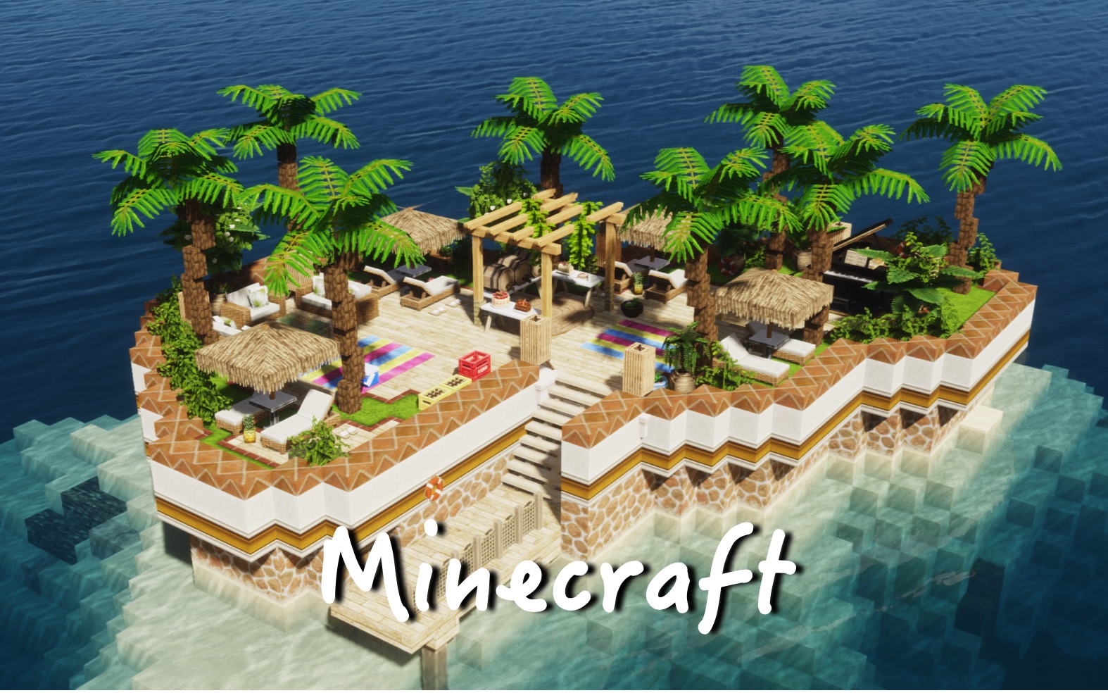 [图]【Minecraft】要是真的有这种海岛就好了