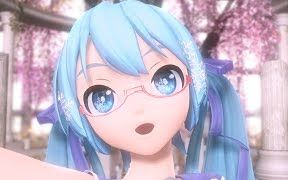 [图]【MMD】【幽默推荐】【PV】雪初音 The secret garden & PDFT Snow Miku 2014