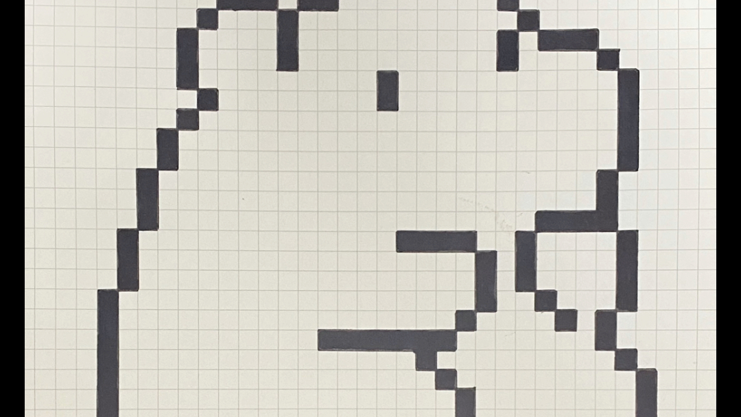 像素画教程:爱吃竹子的小熊猫 临摹