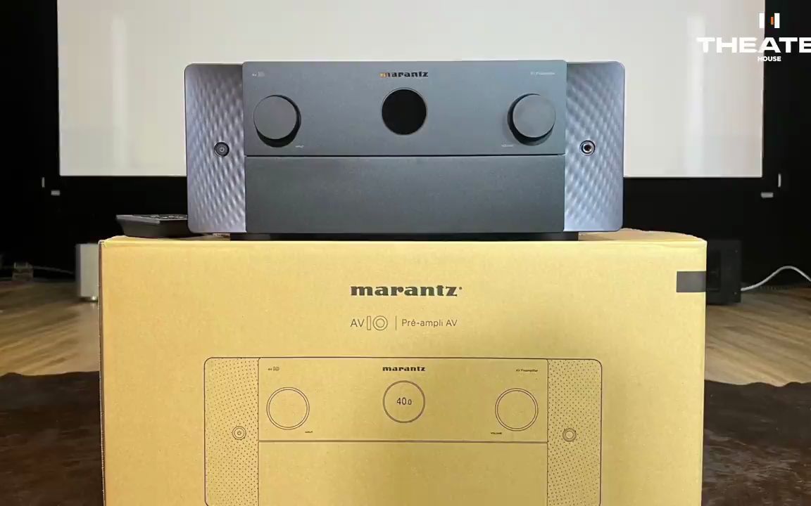 开箱视频marantz av10 15.4 声道家庭影院前置放大器