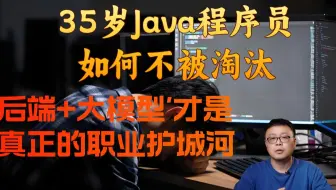 【程序员终极抉择】后端+大模型 or 纯大模型？35岁Java老鸟如何绝地翻盘？马士兵教育硬核生存指南！