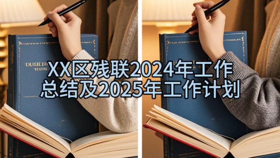 XX区残联2024年工作总结及2025年工作计划哔哩哔哩bilibili