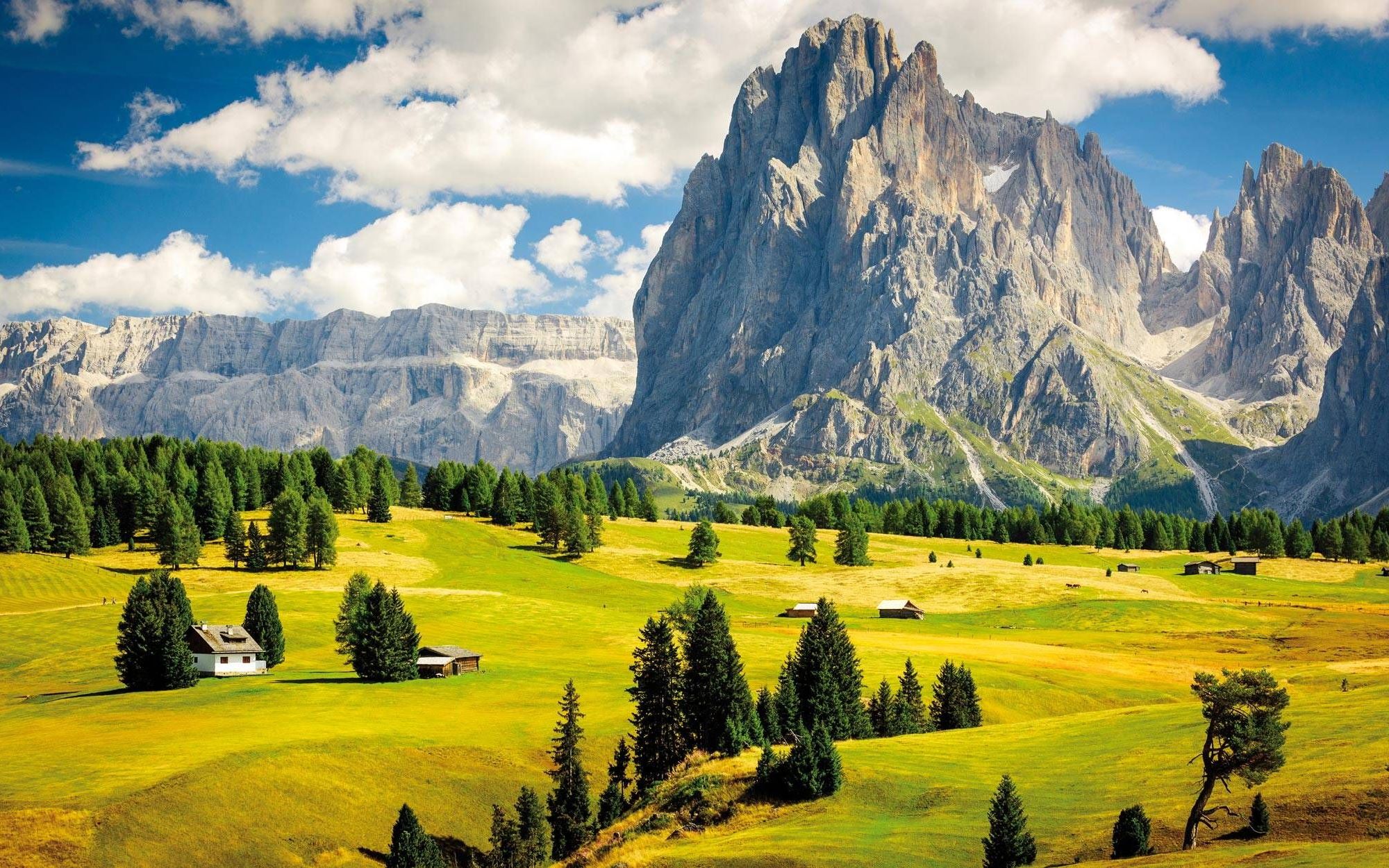 多洛米蒂山航拍1