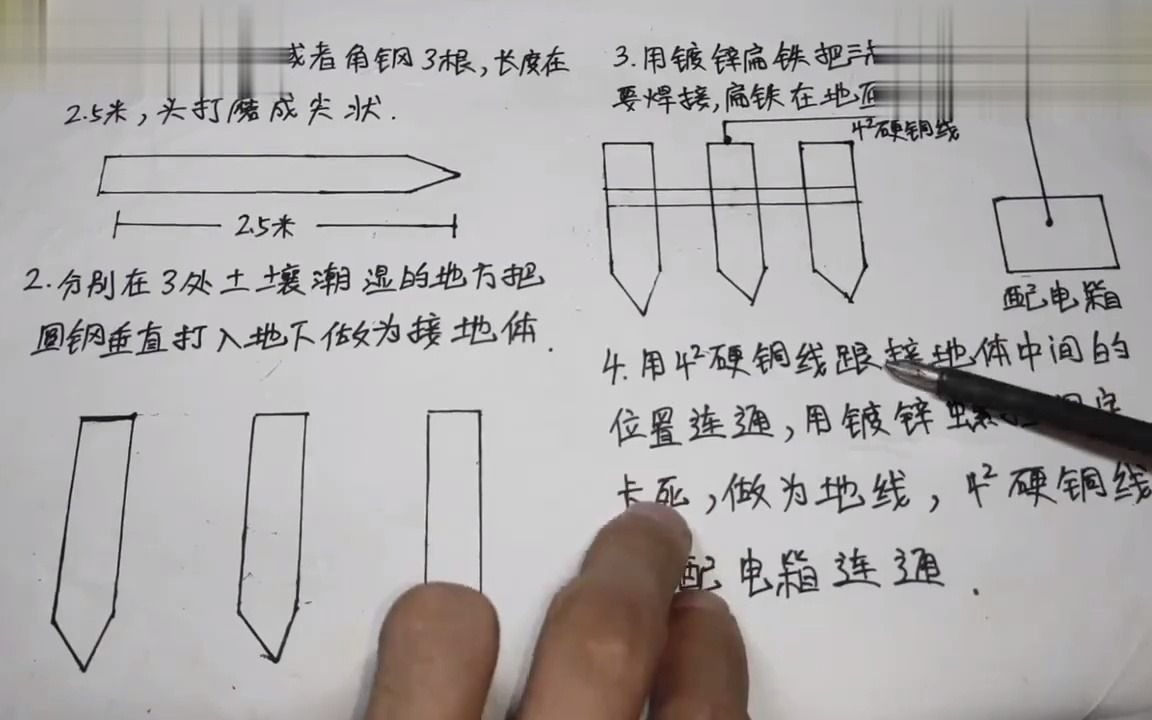 农村自建房没地线,用电安全有隐患,老电工教你自制一个地线哔哩哔哩bilibili