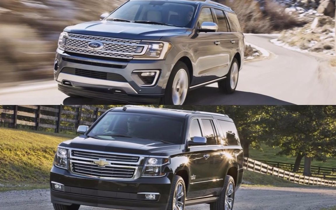 硬汉专属座驾福特征服者vs雪佛兰 suburban