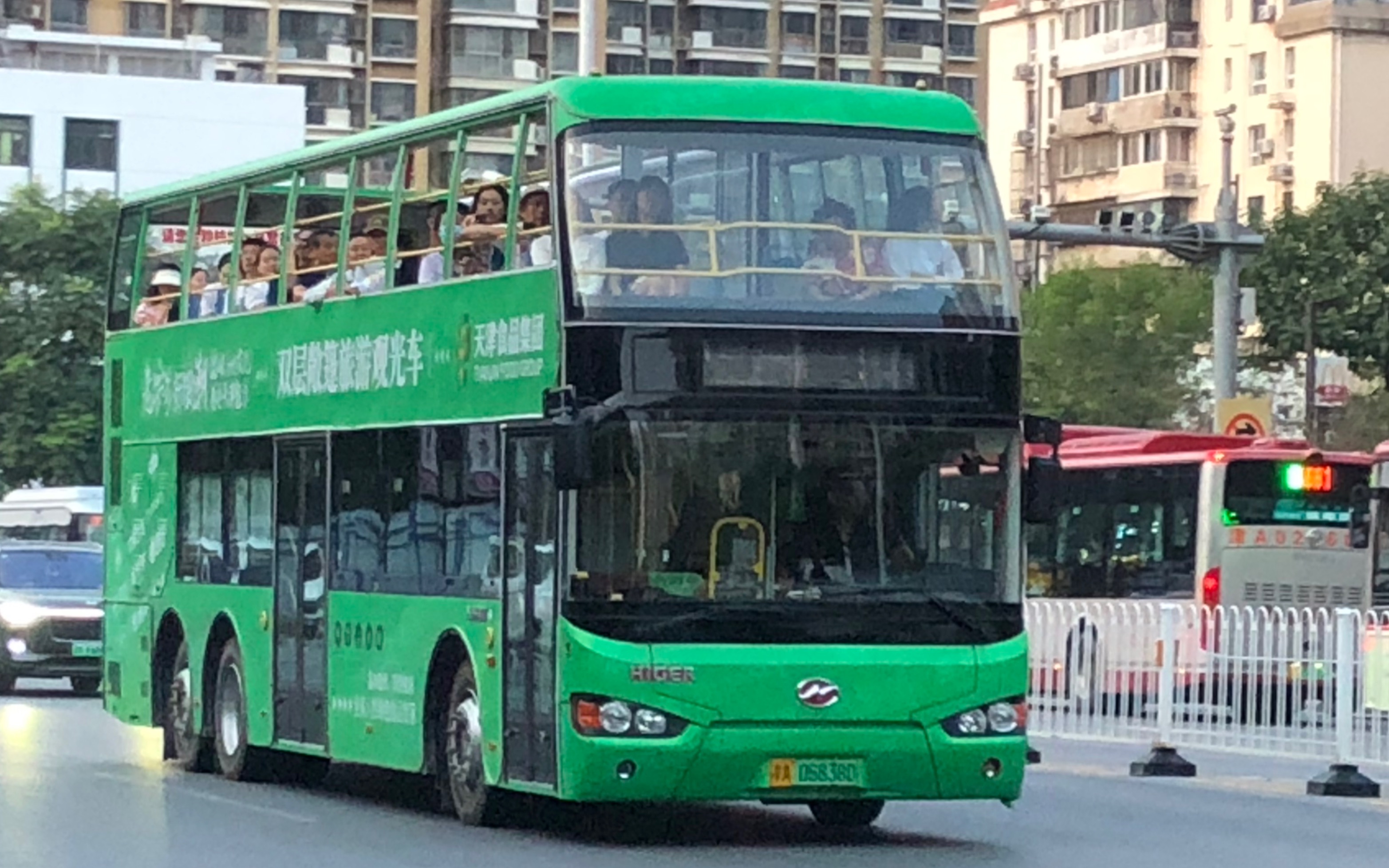天津双层观光巴士图片