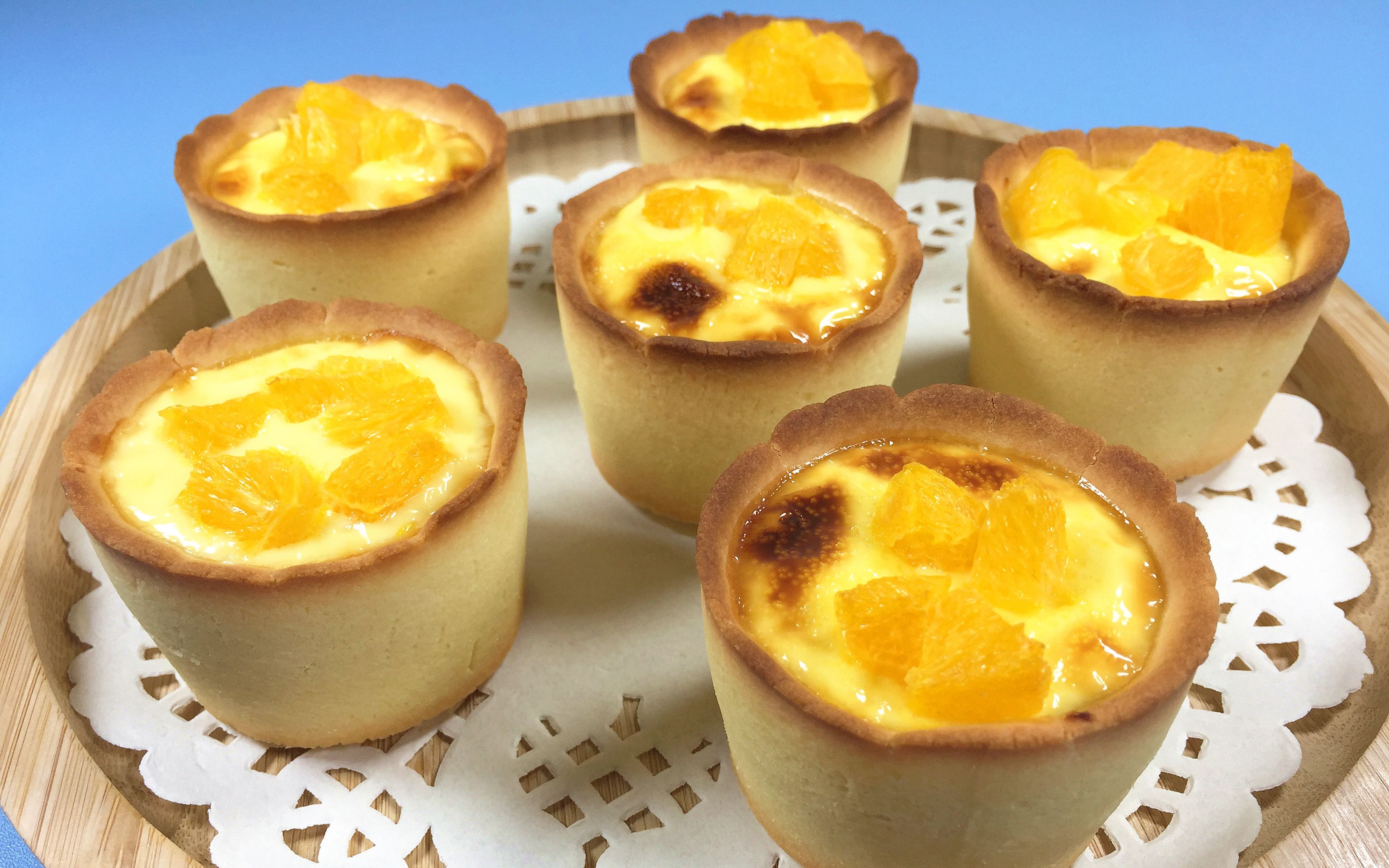 我是好吃的德式布丁塔,酥脆外壳加嫩滑布丁,超美味巨型蛋挞!