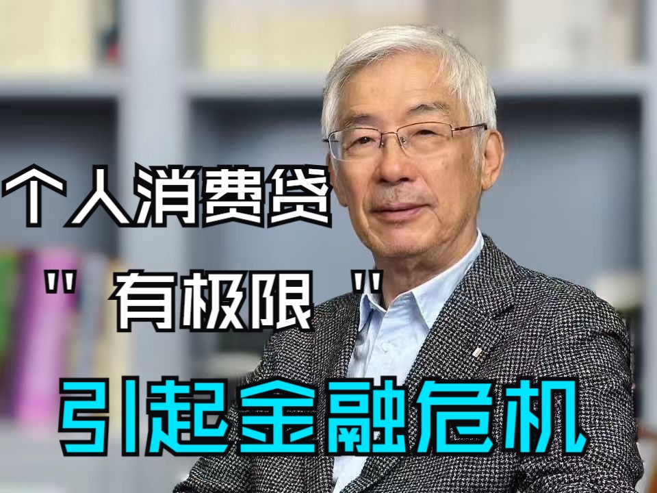 专家谈如何推动经济复苏:个人消费贷款推动经济容易达到极限,引发金融危机哔哩哔哩bilibili