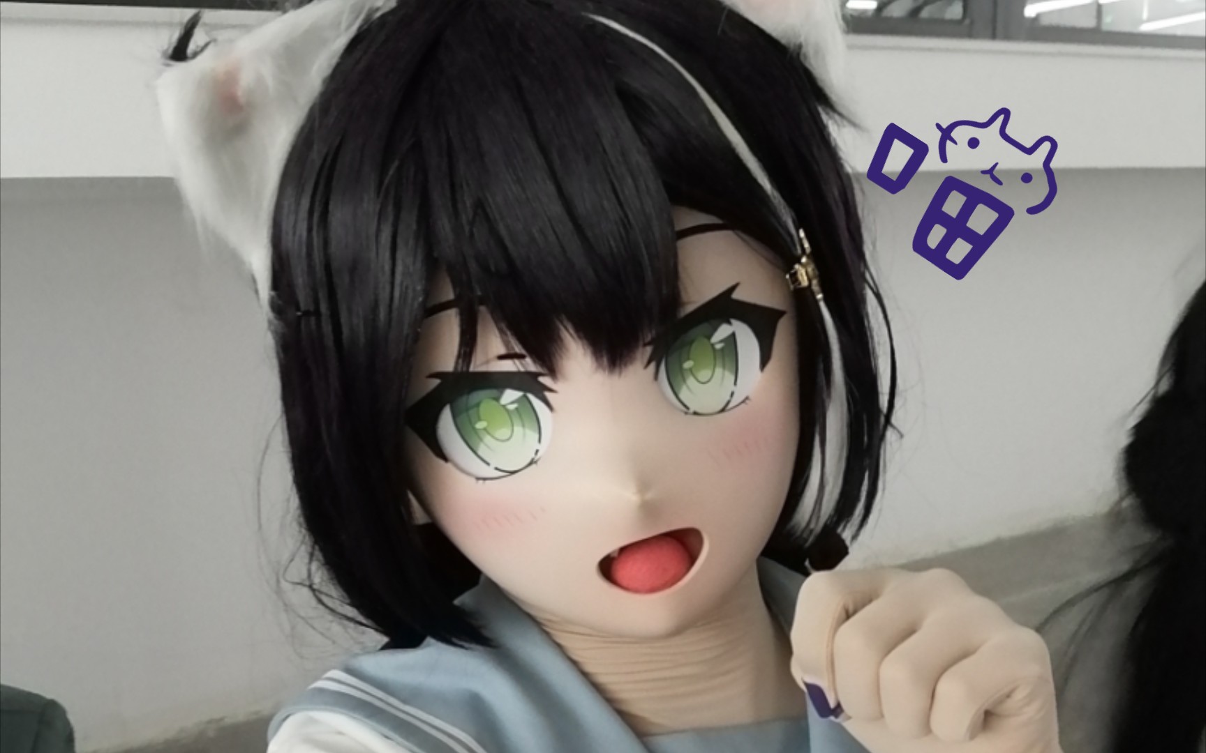 【kigurumi】在学校散步的凯露猫猫