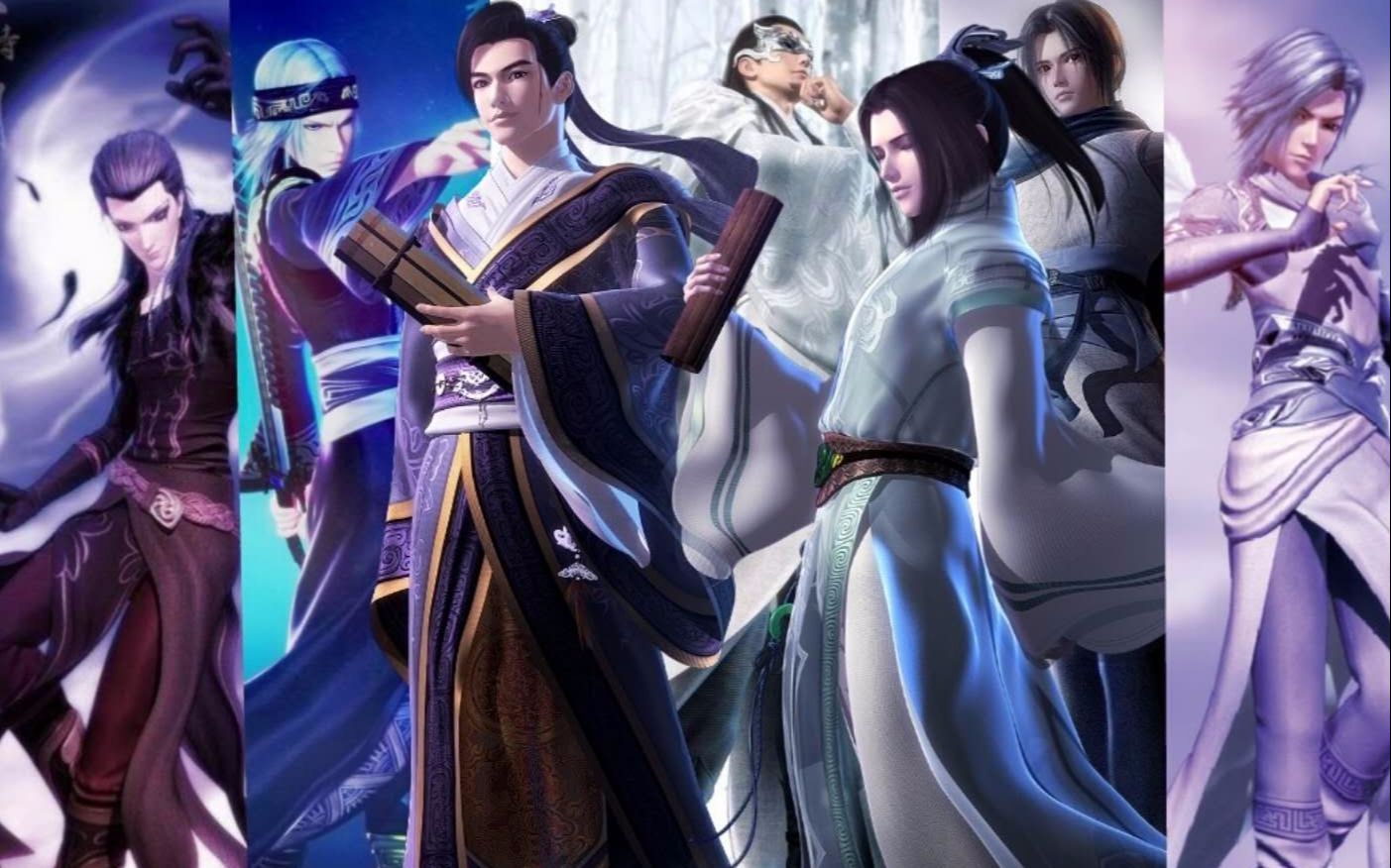 英雄泪天九男子群像韩非卫庄张良白凤盖聂赢政墨鸦