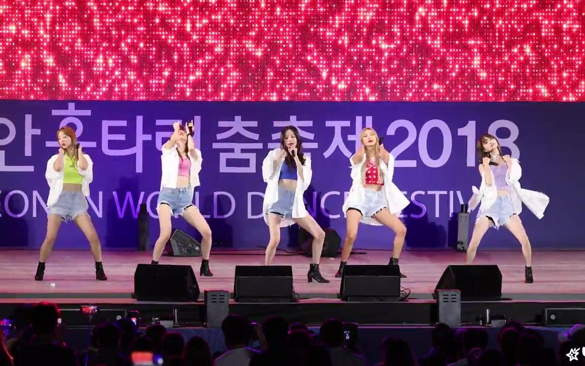 [图]EXID Full Ver.全员合体 率智归来（DDD+talk+HOT PINK+上下）饭拍 fancam