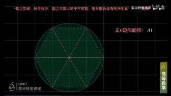 Download Video: 刘徽--割圆术，带你理解极限思想，不一样的数学