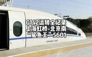 Download Video: 2023新年运转系列P4：“鲨鱼王”G142运转全记录 上海虹桥-北京南（1月10日）