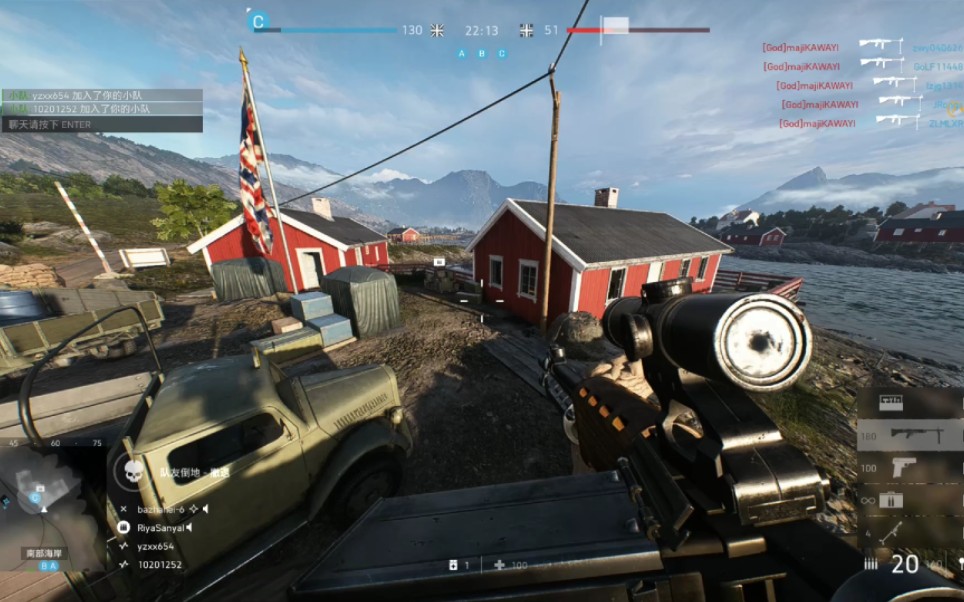 战地五最冷门地图:罗弗敦群岛,风景不错,大哥很残忍