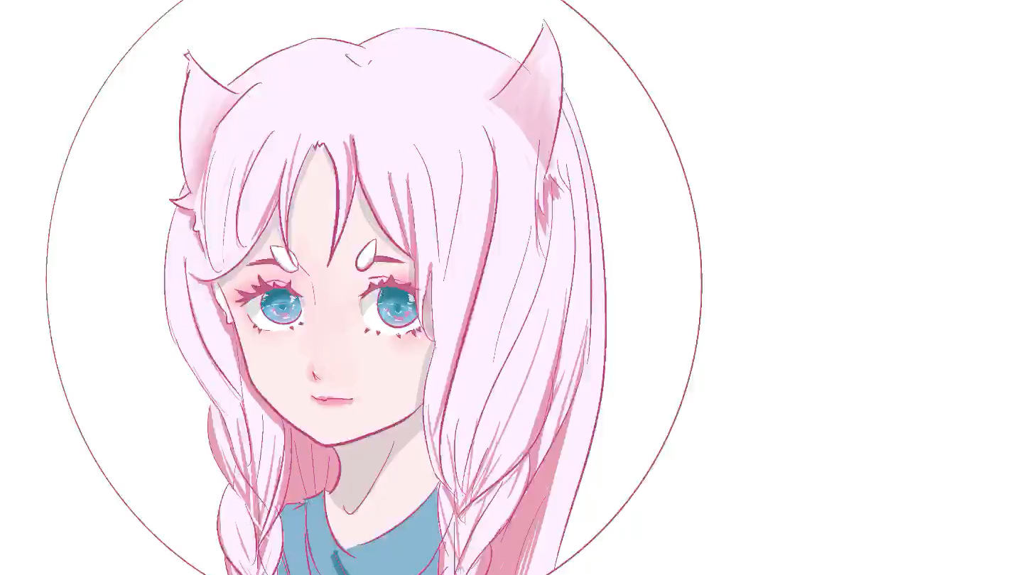 【ipad绘】摸个自家二哈的拟人设