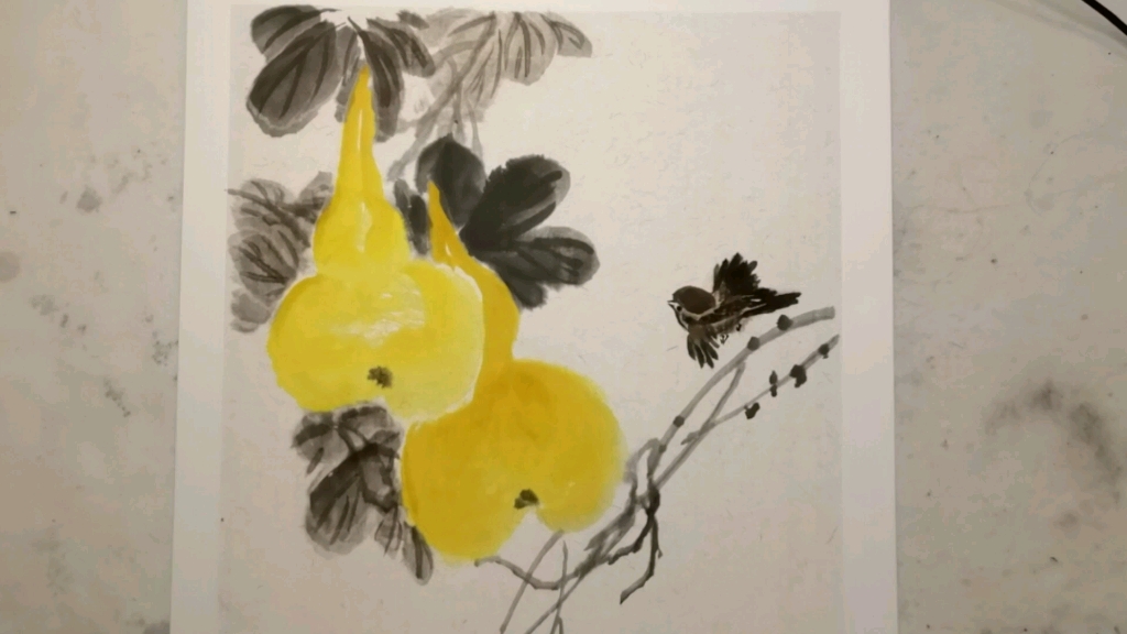 国画小品—葫芦