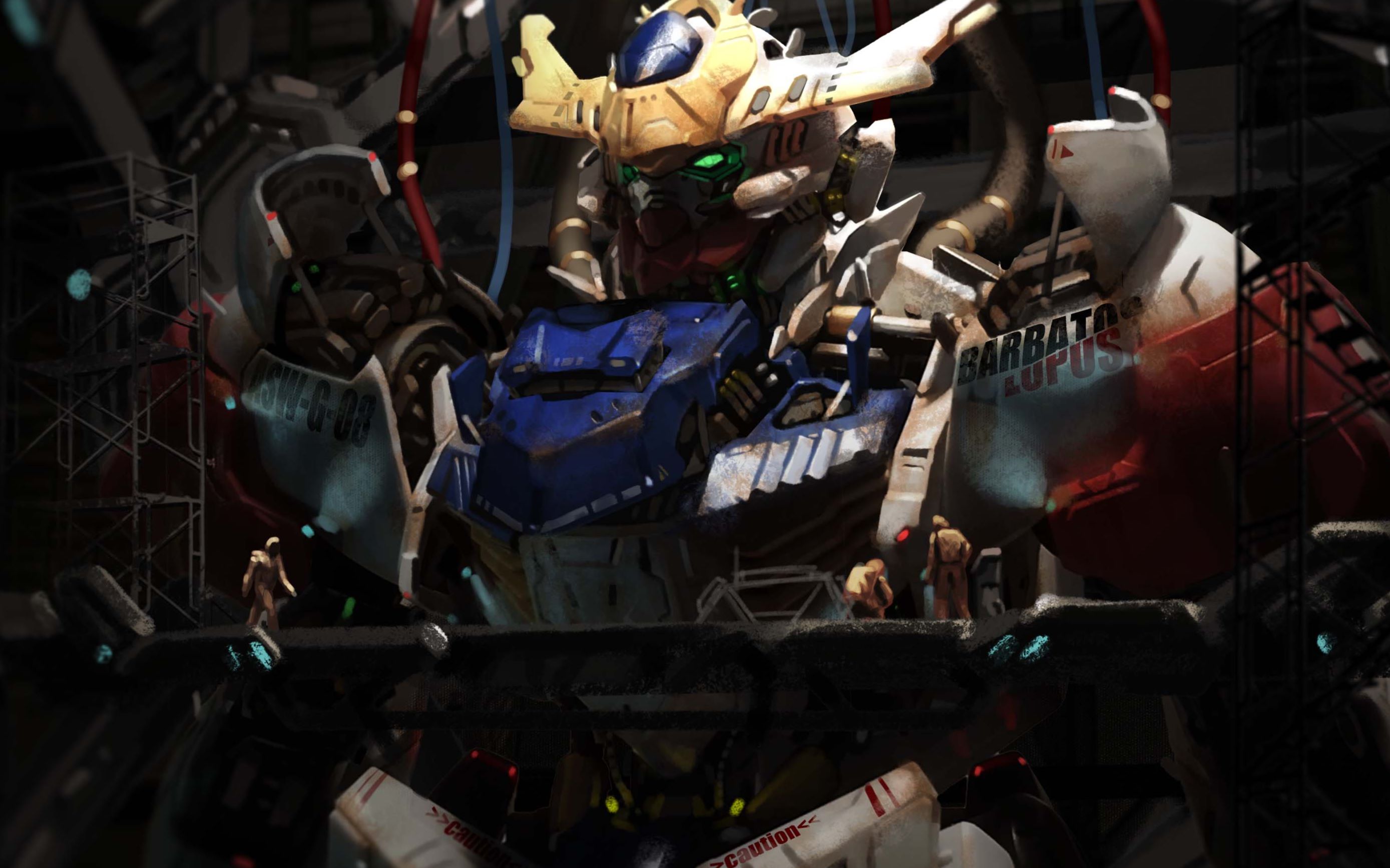 板绘模型不够板绘来凑巴巴托斯天狼座战前整备photoshop厚涂