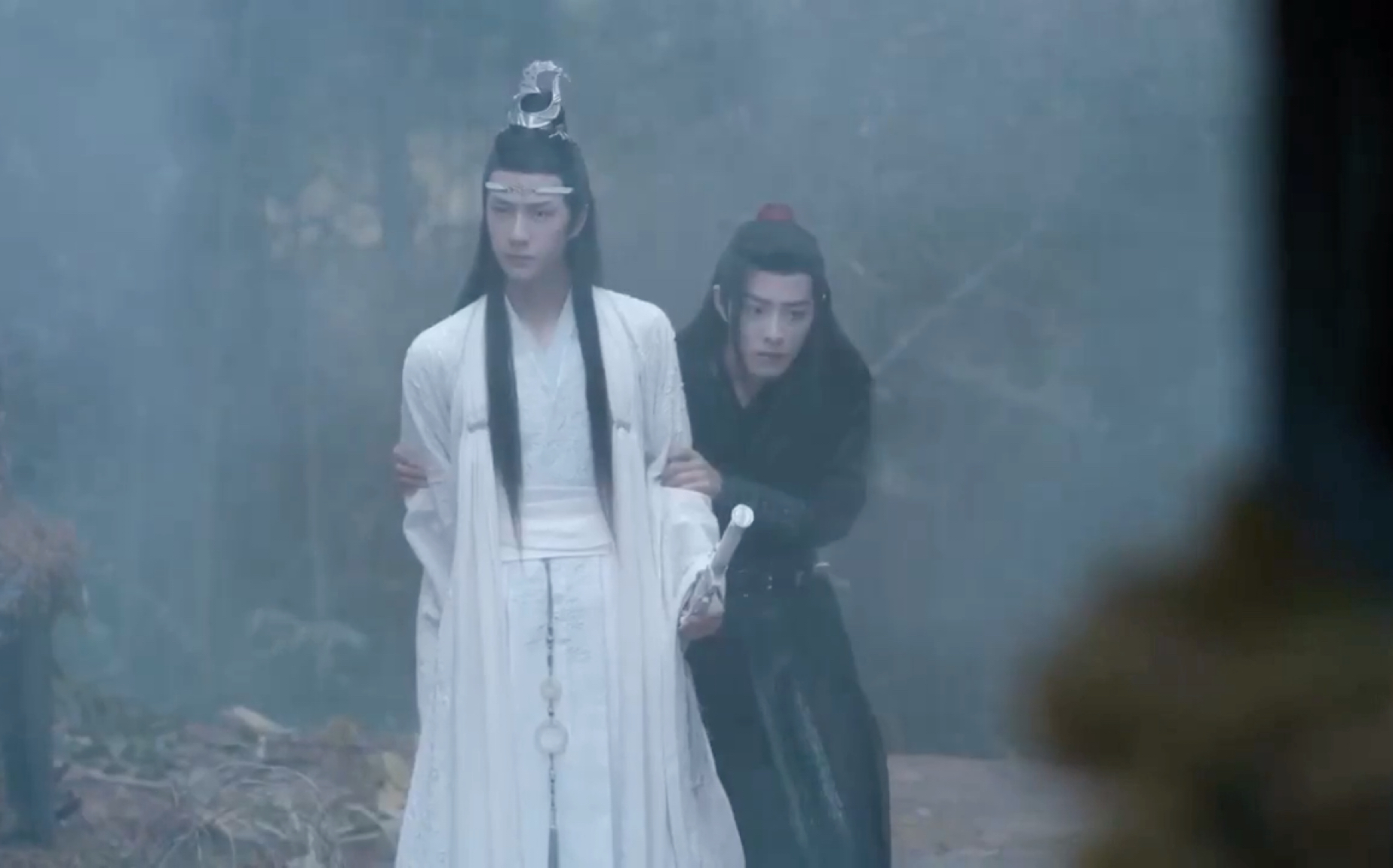 |忘羡|陈情令34集cut2古堡遇刀灵「博君一肖」魏无羡x蓝忘机 肖战x王一博哔哩哔哩bilibili