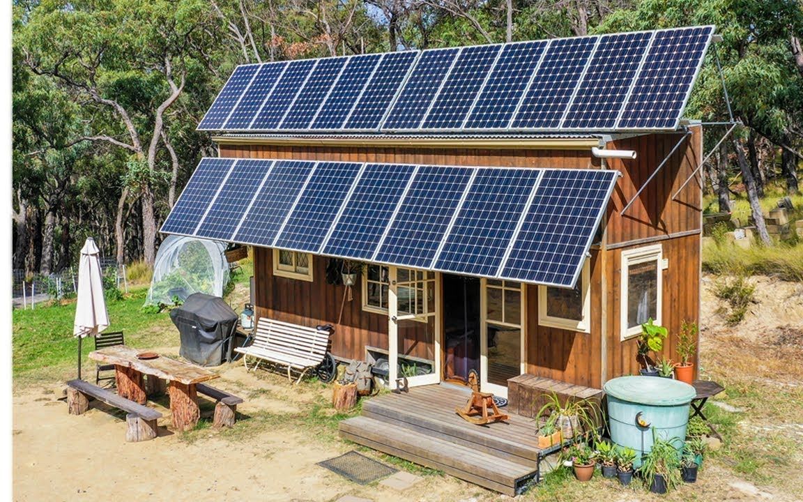 【tiny house】一万美元的小房子 巨型太阳能板