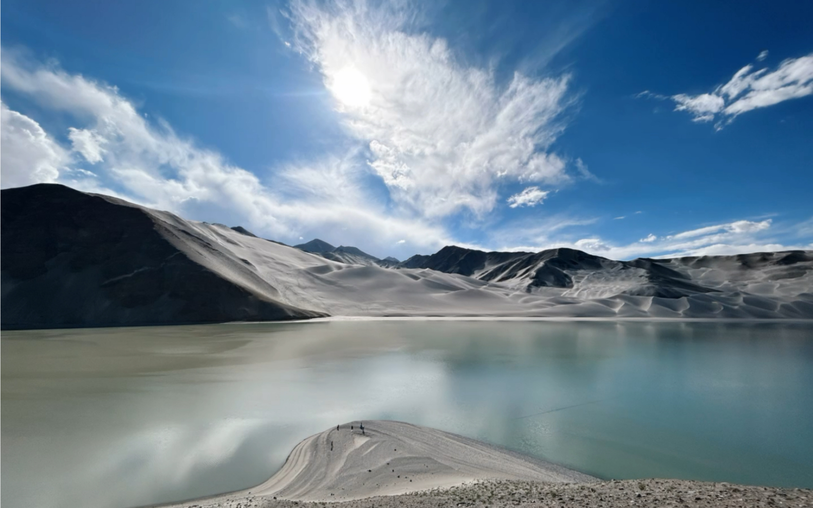 塔什库尔干白沙湖图片