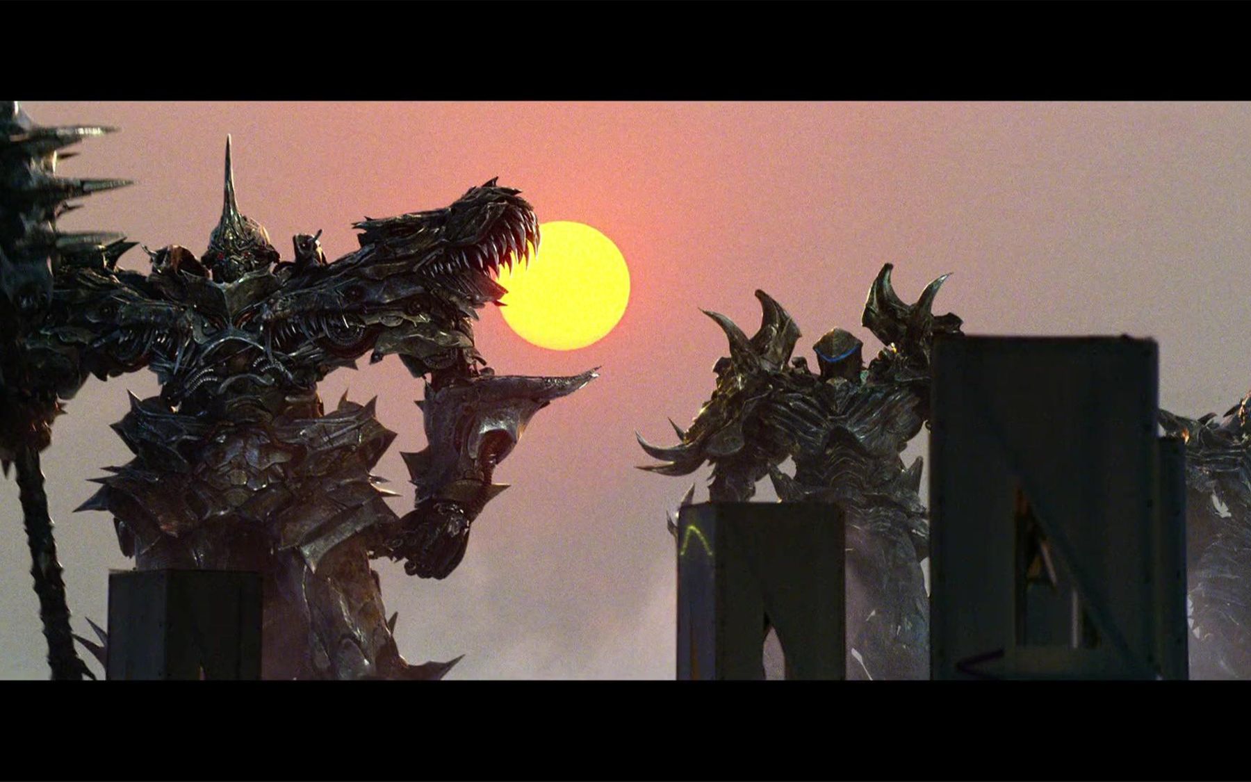 变形金刚远古战士,野兽派强大画风,机械恐龙帅炸