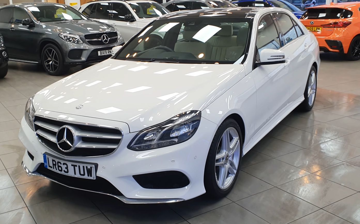 奔驰 w212 e级 e350 bluetec柴油版 英国二手车