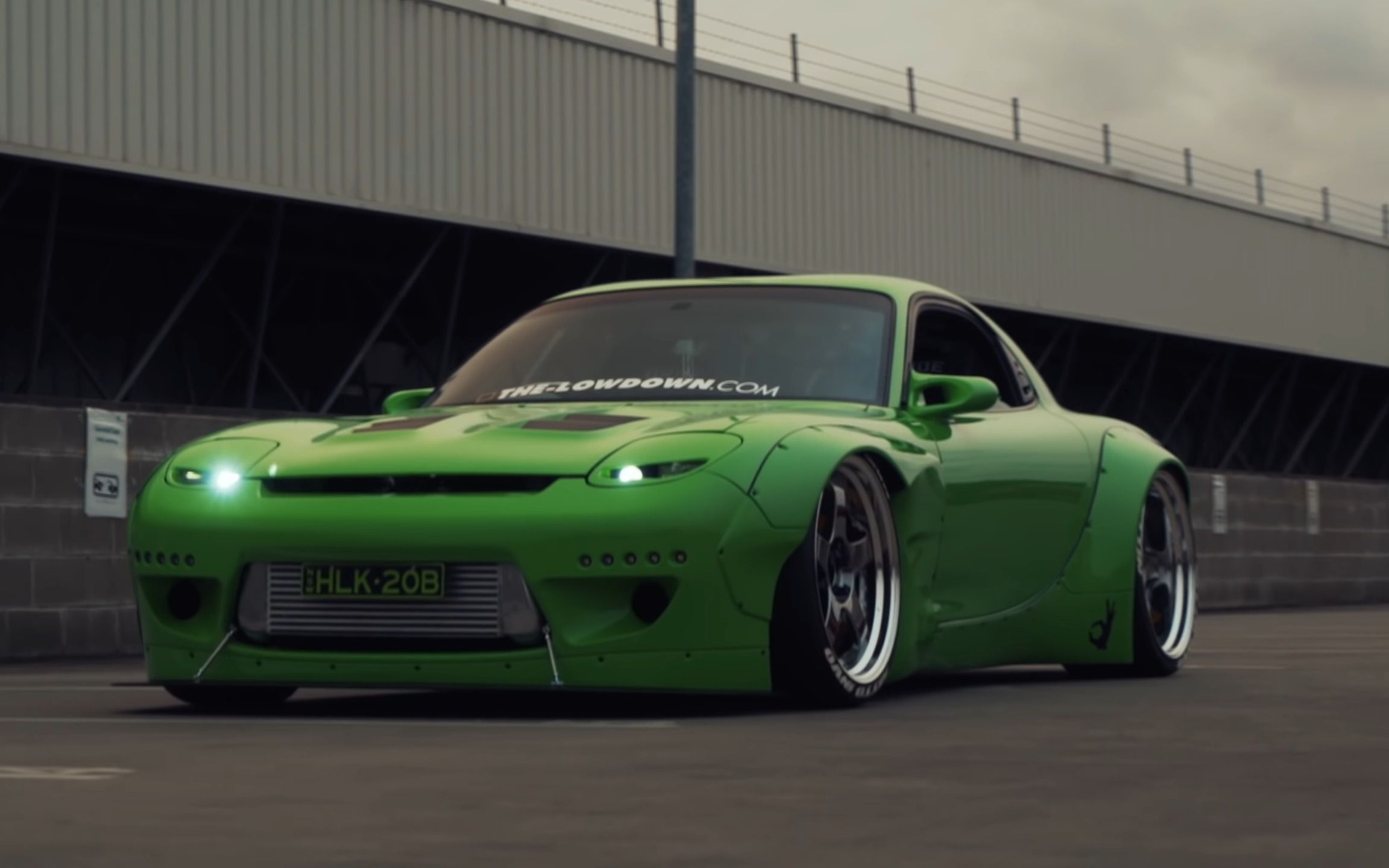 one of a kind hlk20b rocket bunny mazda rx-7 4k_哔哩哔哩_bili