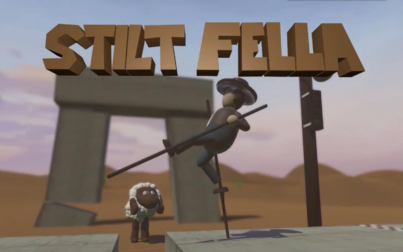 是新游戏哦(stilt fella 踩高跷游戏)_哔哩哔哩 (゜-゜)つロ 干杯