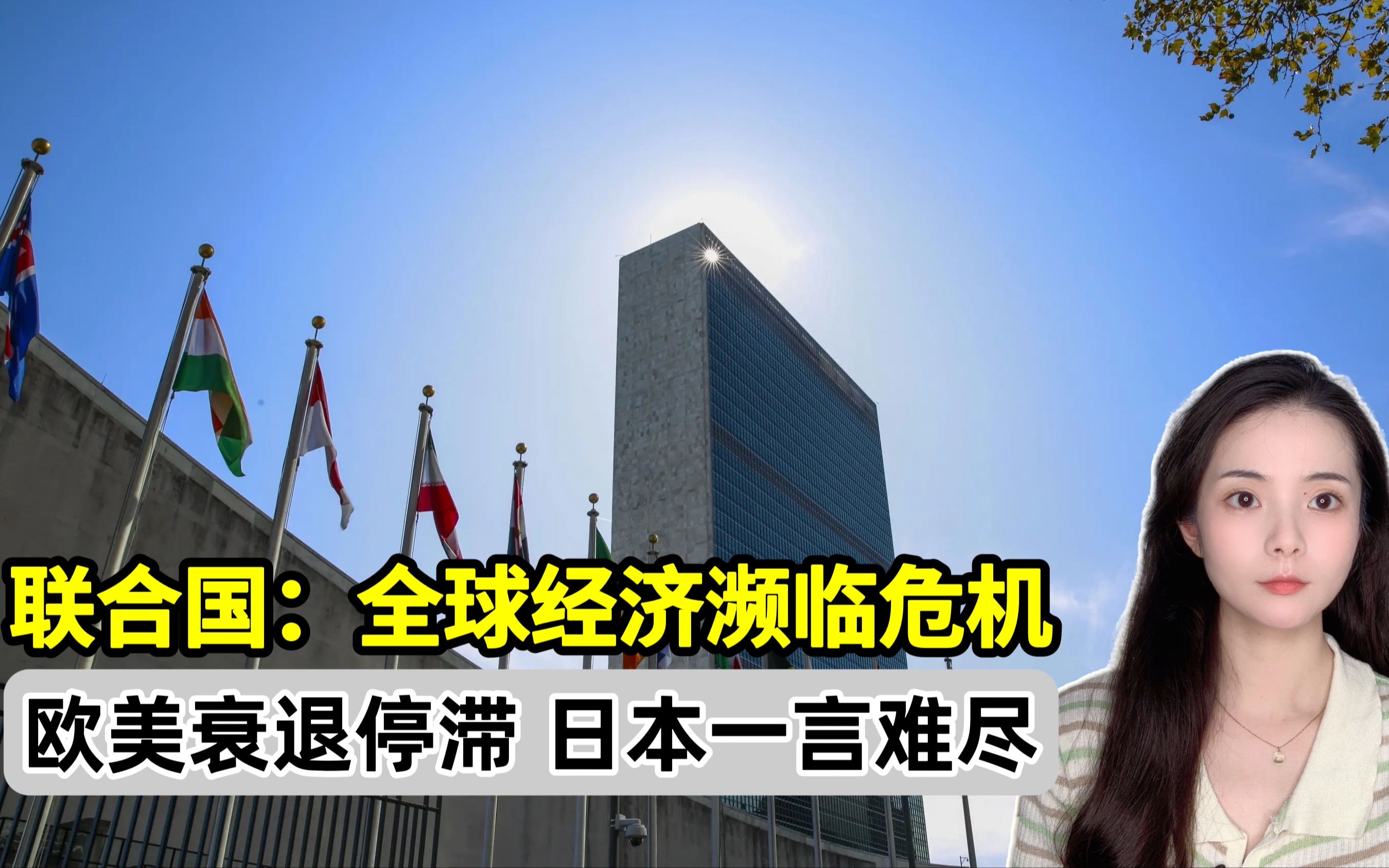 联合国拉响全球经济危机警报:美国衰退,欧洲停滞,日本一言难尽