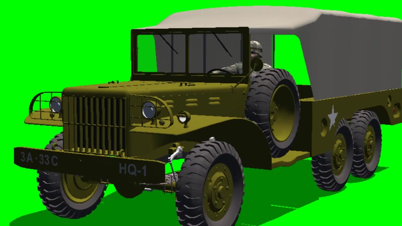 【绿幕】不同种类汽车绿幕