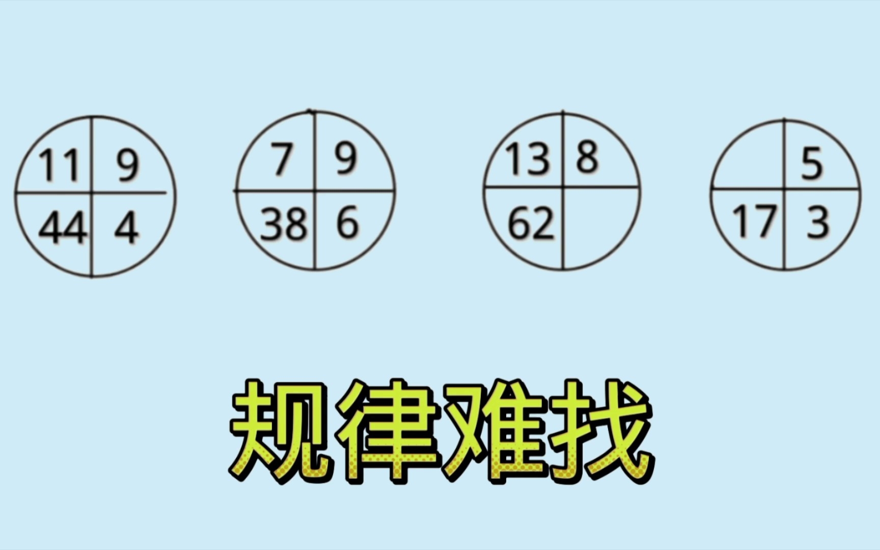 小学数学找规律填数字.哔哩哔哩bilibili