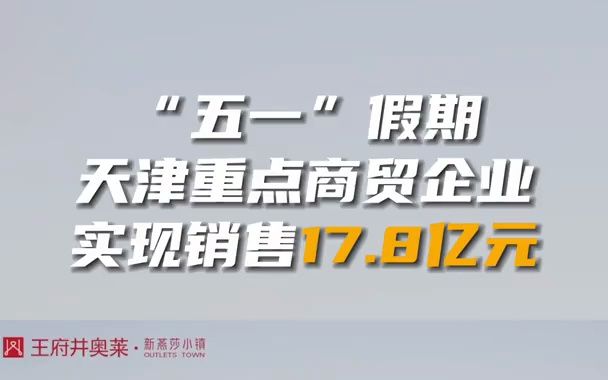 “五一”假期天津重点商贸企业实现销售17.8亿元哔哩哔哩bilibili