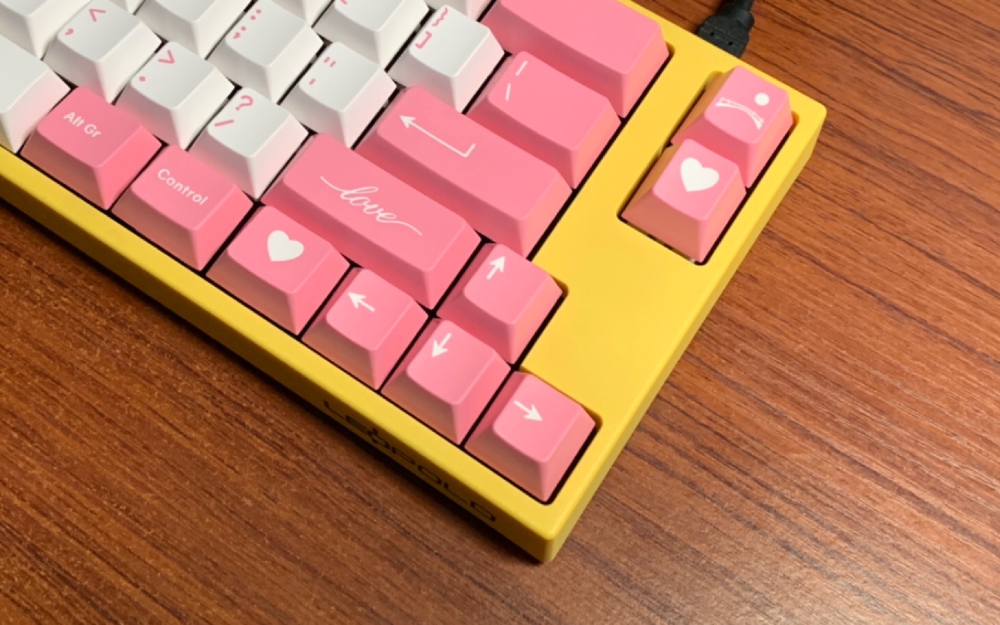 leopold fc660m 竞速黄 极星紫轴 & gmk ka2017 打字音