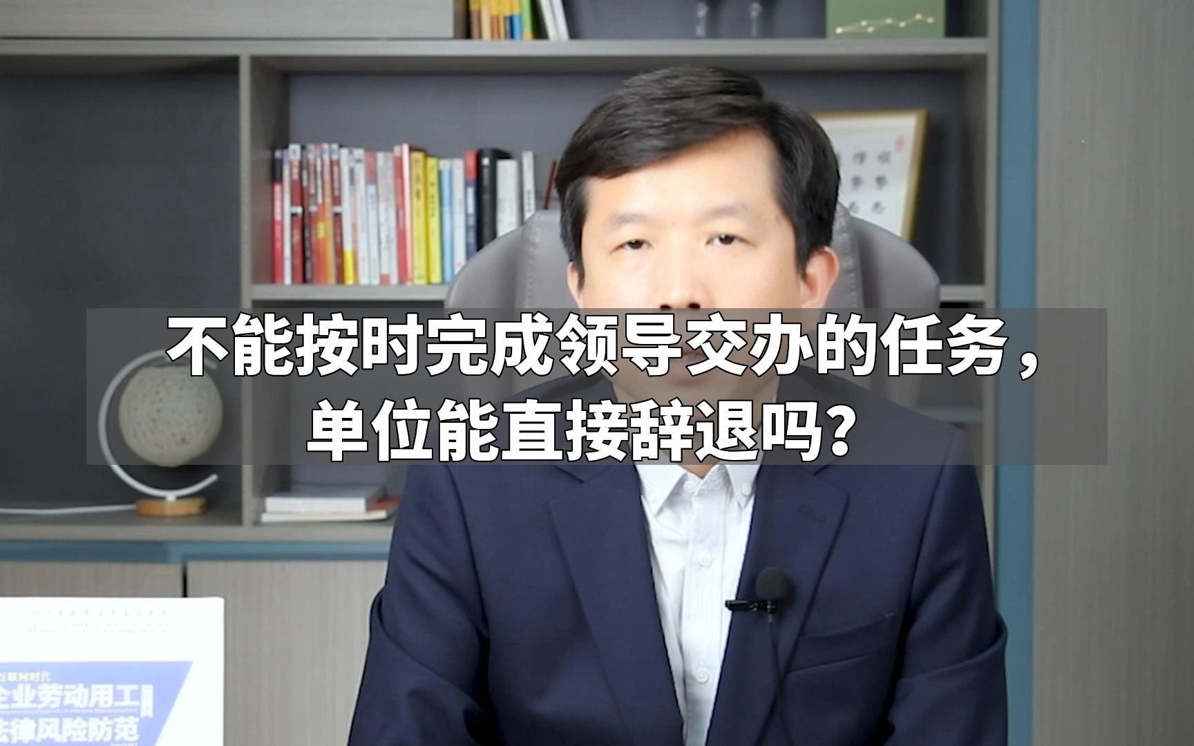 不能按时完成领导交办的任务,单位能直接辞退吗?哔哩哔哩bilibili