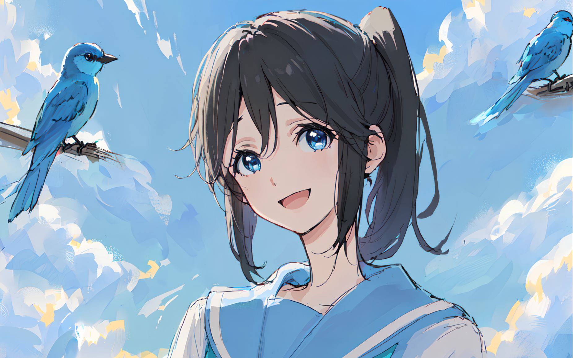 伞木希美的lora模型——换装展示