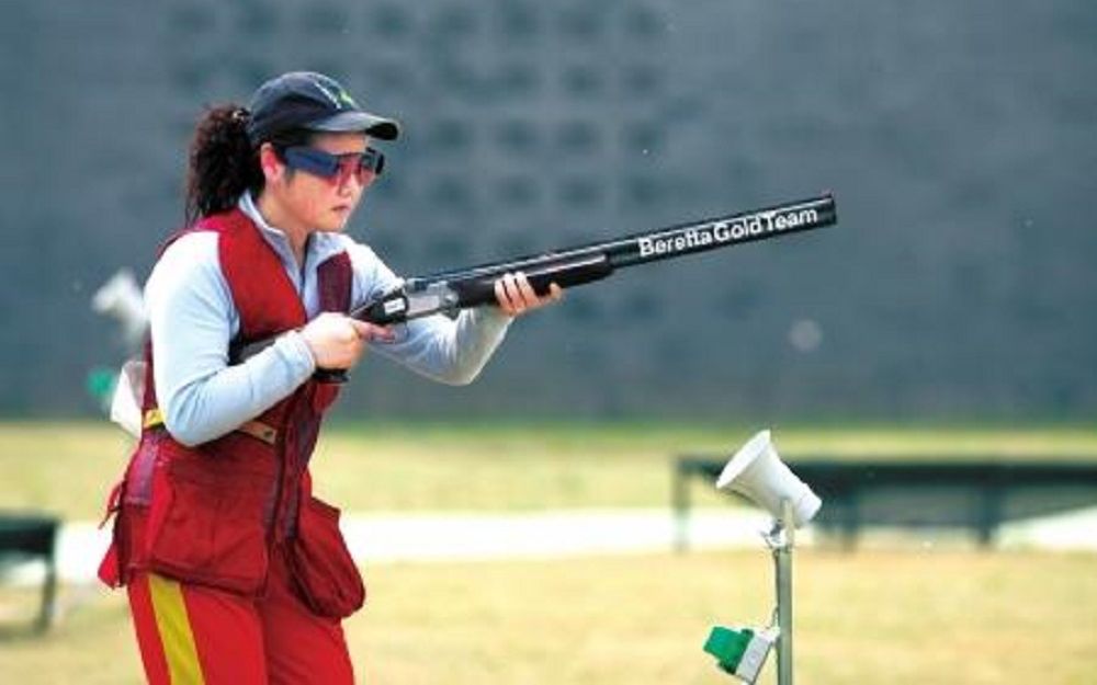 1992年巴塞罗那奥运会射击双向飞碟:张山_哔哩哔哩_bilibili