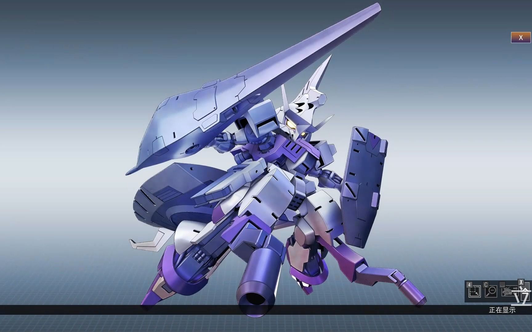 sd高达g世纪火线纵横之铁血篇40-高达锡蒙力冲锋型