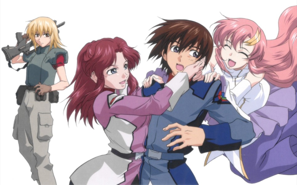 分享两本21年前的《机动战士高达seed》设定集