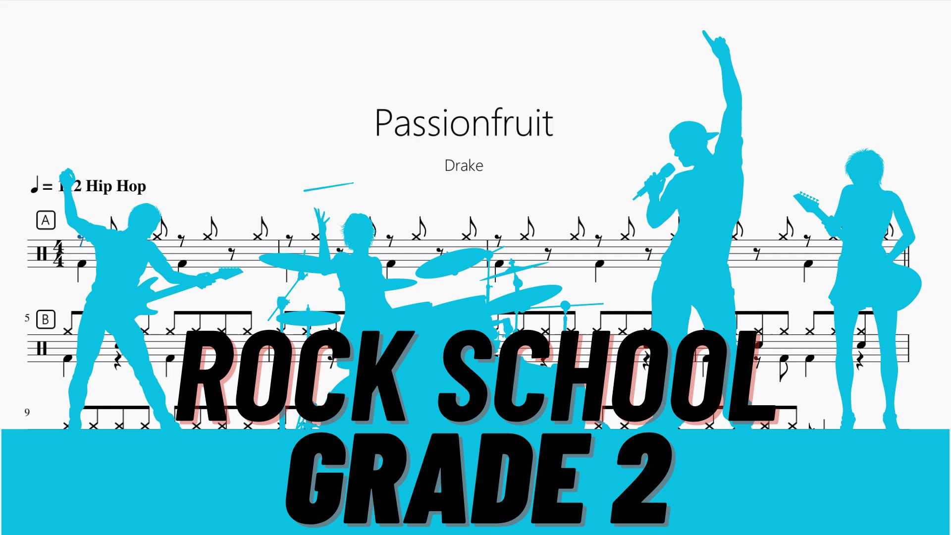 [图]Passionfruit【Rock school Lv2】动态鼓谱