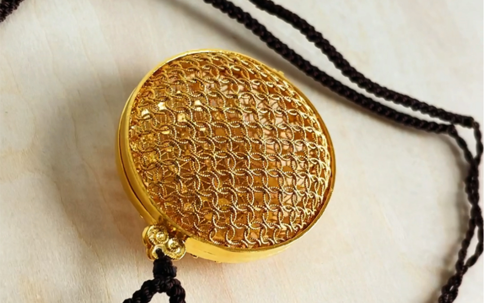 花丝镶嵌香囊教学制作