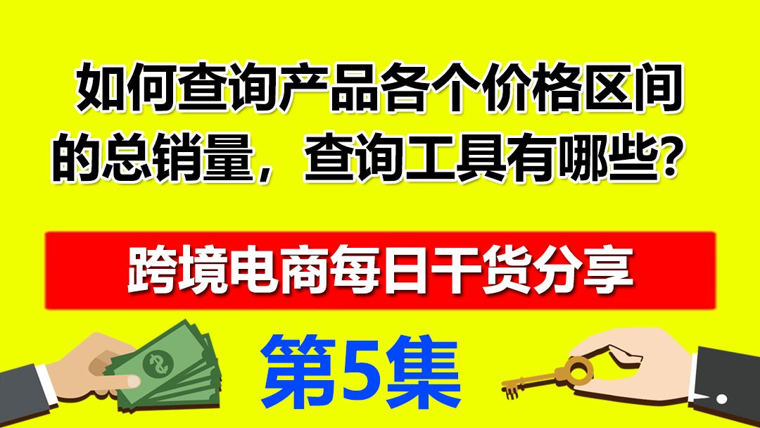 5、如何查询速卖通产品各个价格区间的总销量,查询工具有哪些?哔哩哔哩bilibili