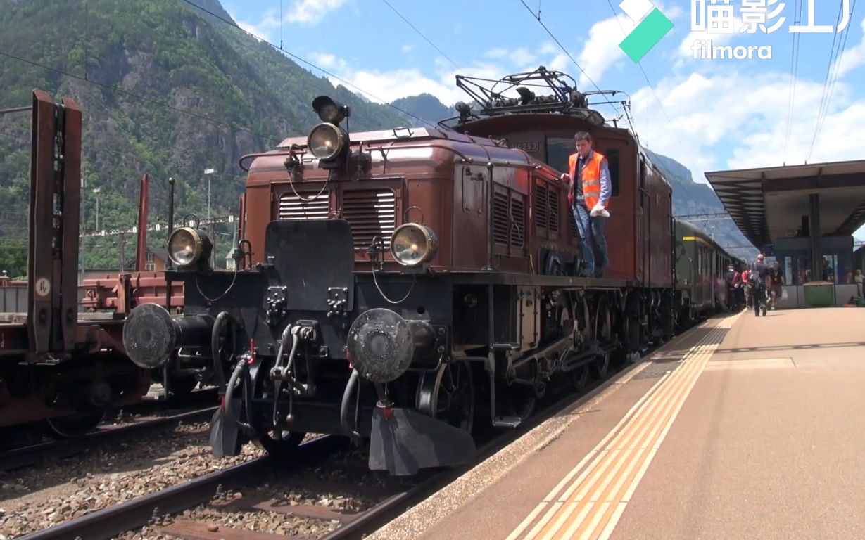 【1080p60】鳄鱼电力机车 gotthard sommer