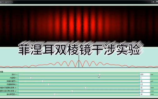 菲涅耳双棱镜干涉实验