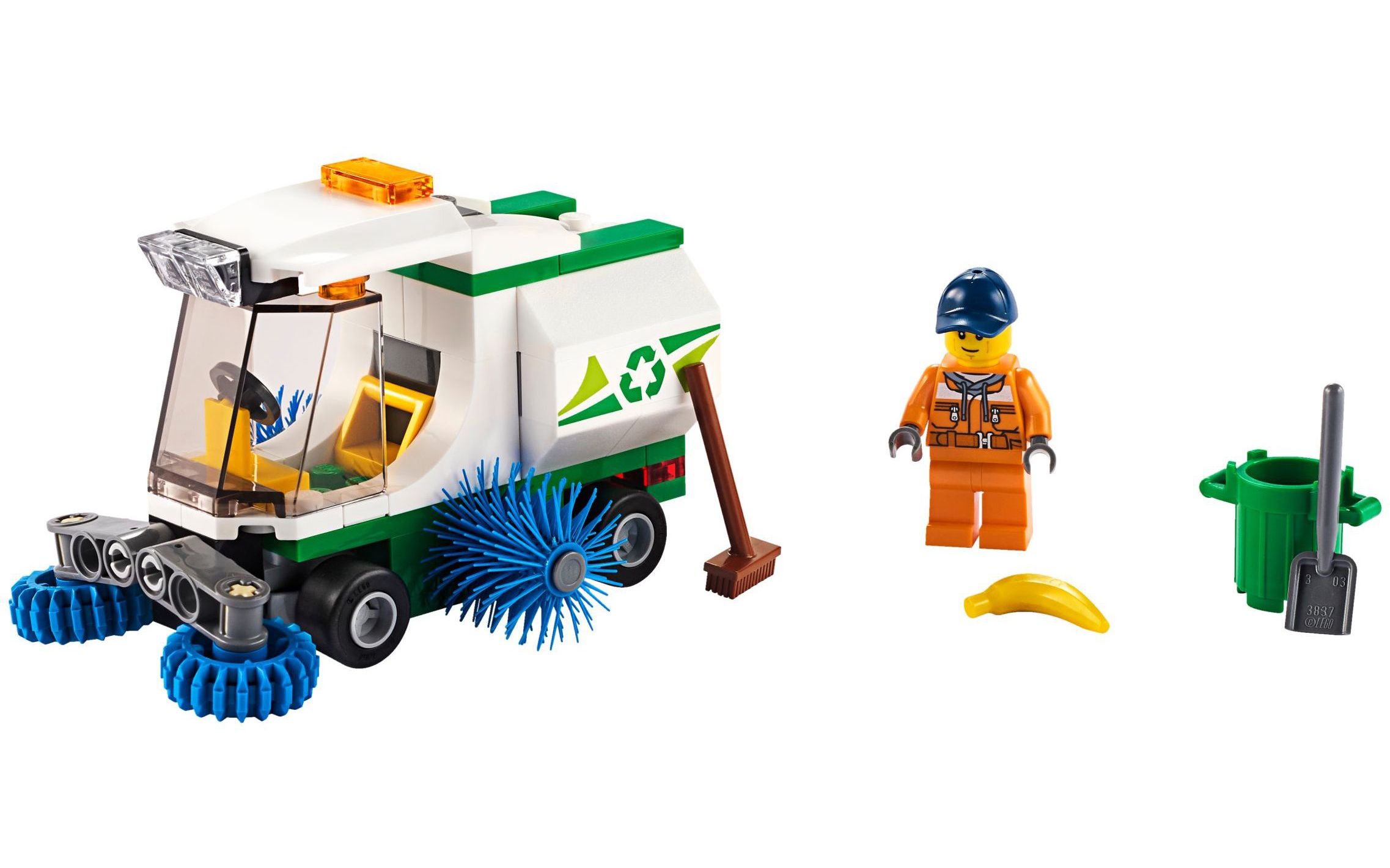 乐高 lego 60249 城市系列 街道清理车 2020速拼评测