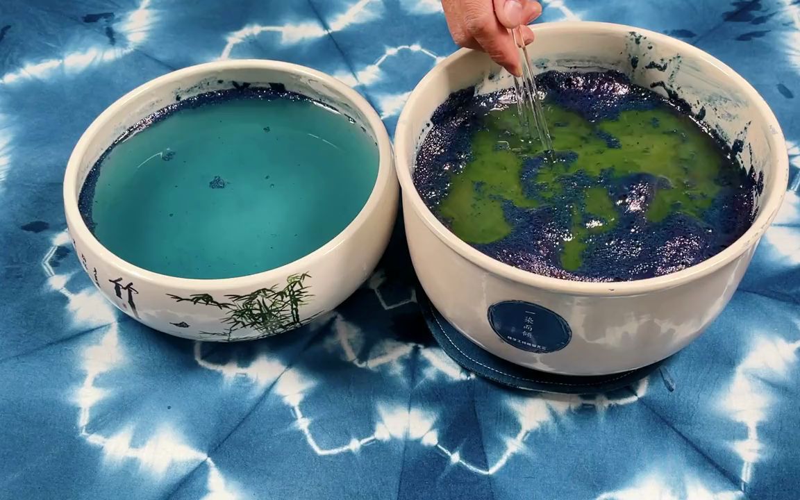 351扎染教程之斜方块扎染植物染草木染抖音小助手教程mp4